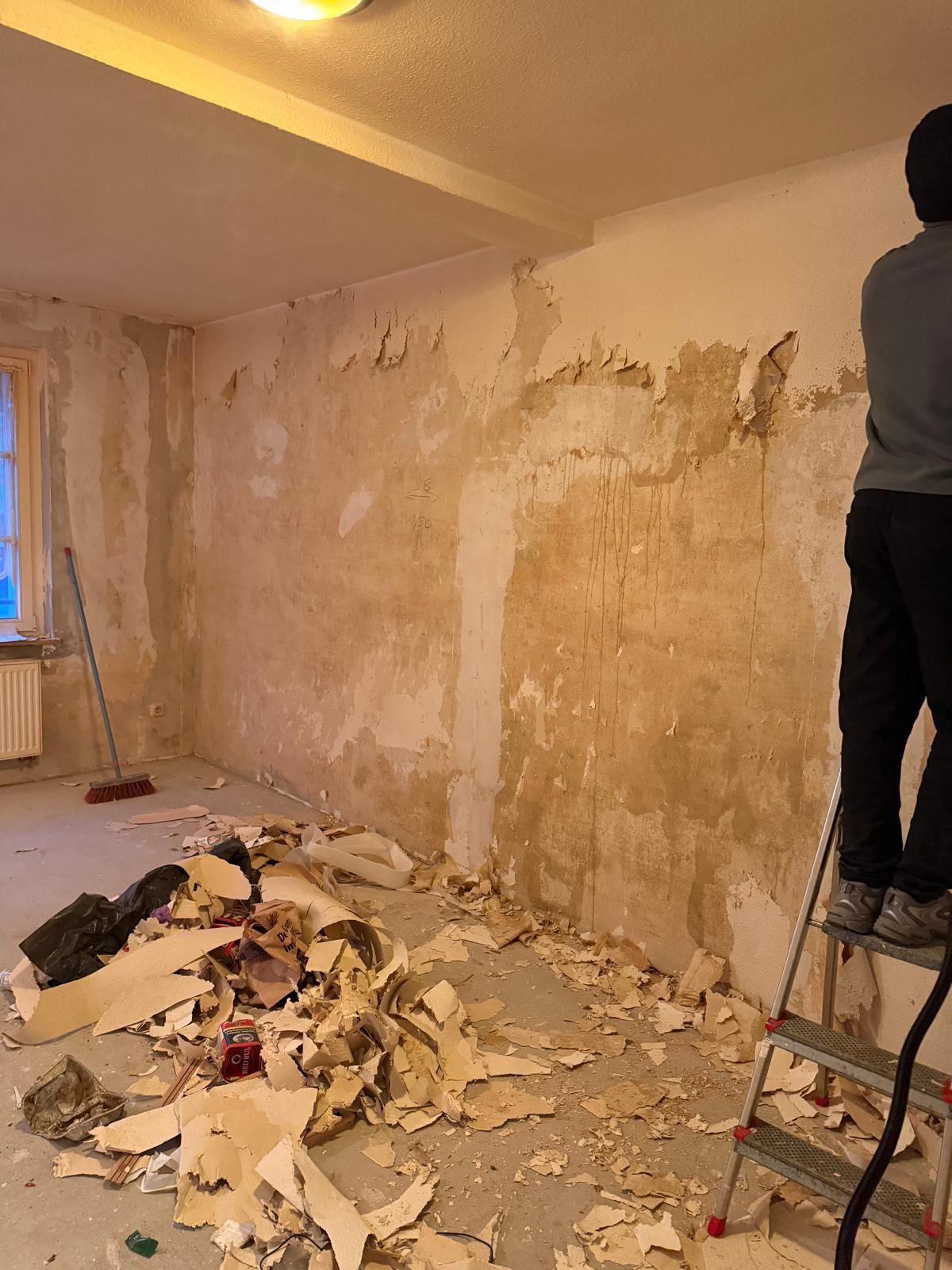 Wandvorbereitung Renovierung